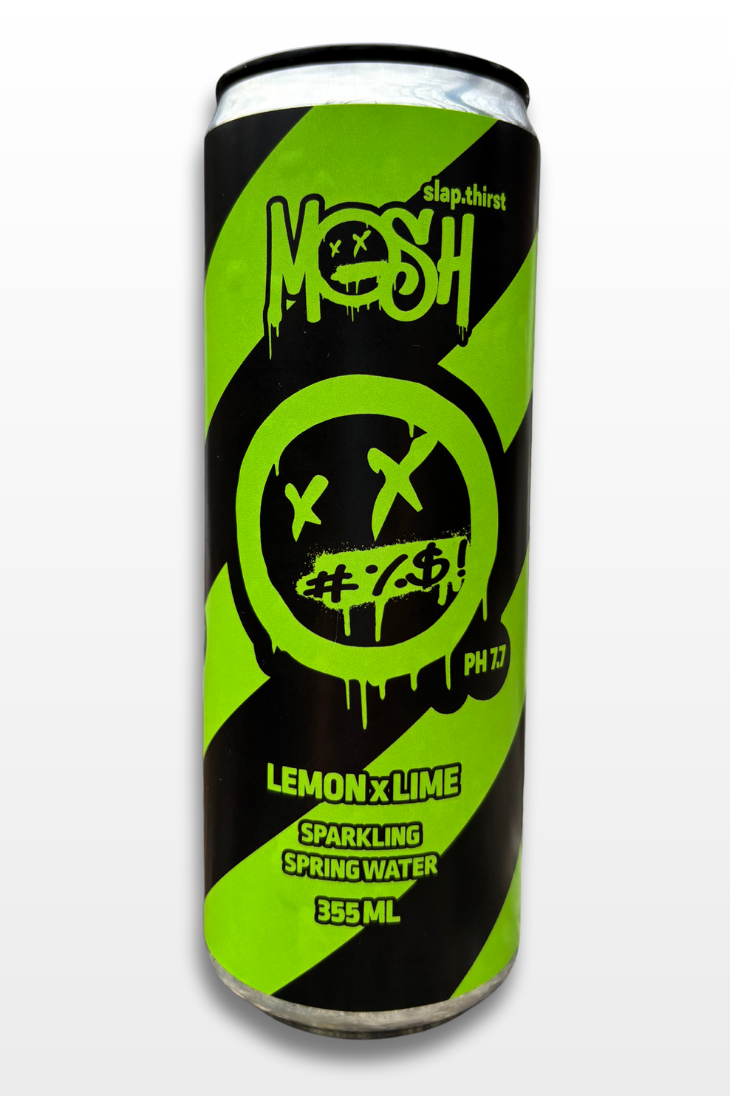 MOSH Lemon X Lime Sparkling Spring Water