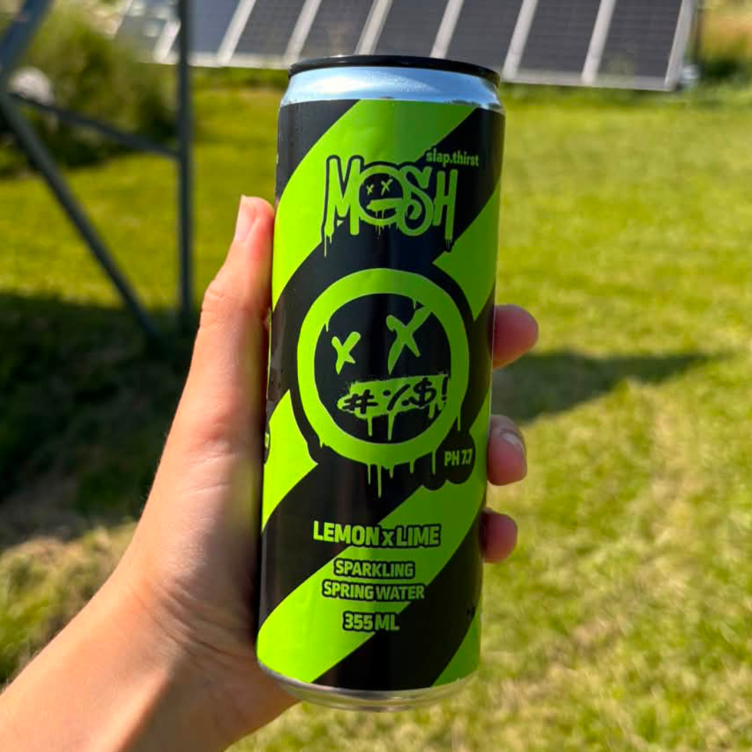 MOSH Lemon X Lime Sparkling Spring Water