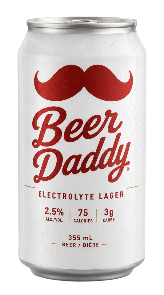 Beer Daddy Electrolyte Lager 355 mL can